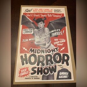 Vintage Style Bettie Page Art Print